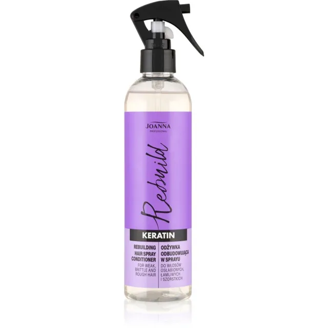 Joanna Professional Keratin Juustesse jäetav pihustatav palsam 300 ml
