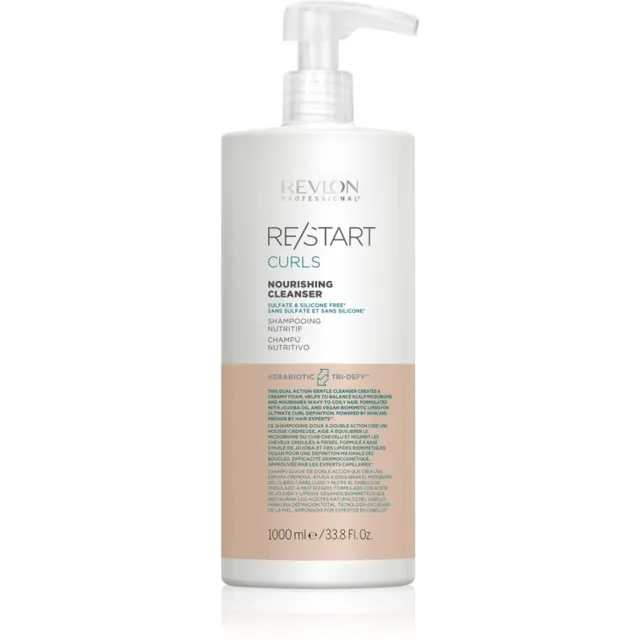 Revlon Professional Re/Start Curls Sulfaadivaba šampoon lainelistele ja lokkis juustele 1000 ml