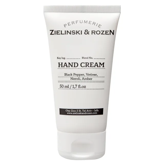 ZIELINSKI & ROZEN Black Pepper, Vetiver, Neroli, Amber Hand Cream 50ml
