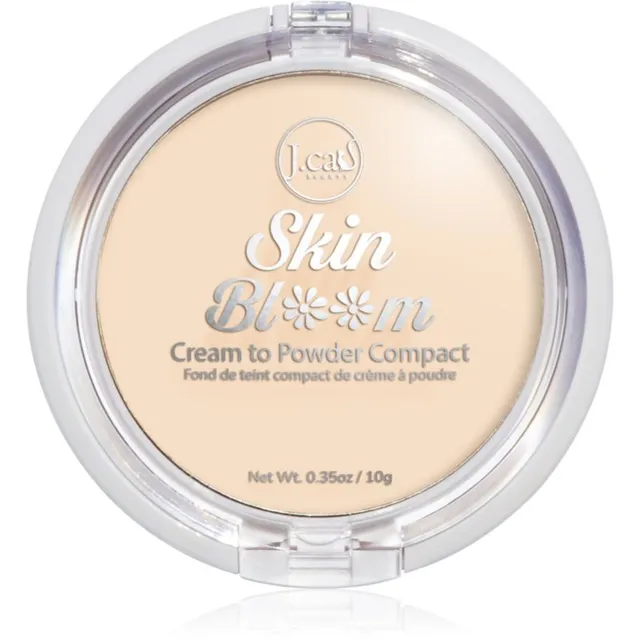 J.Cat Beauty Skin Bloom Kompaktne jumestuskreem täielikuks katvuseks varjund 101 Ivory 7.5 g