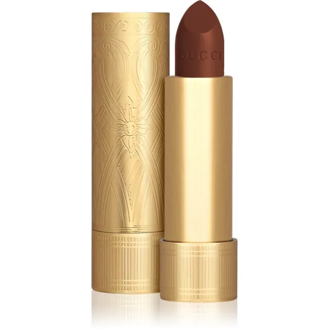 Gucci Gucci Beauty Rouge à Lèvres Satin Lipstick Satiinhuulepulk varjund 123 Auroral Amber 3.5 g