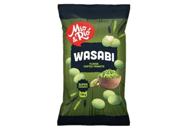 Kaetud maapähklid Wasabi MIO&RIO 190g