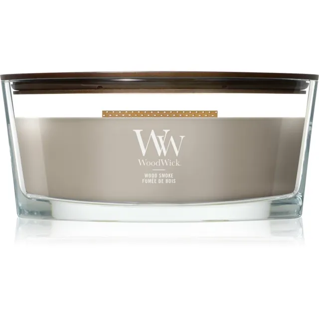 Woodwick Wood Smoke lõhnaküünal puidust taht 453.6 g