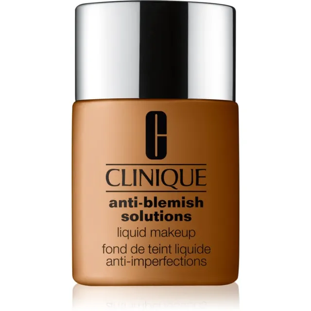 Clinique Anti-Blemish Solutions™ Liquid Makeup Väga hea katvusega jumestuskreem rasusele akne kalduvustega nahale varjund WN 100 Deep Honey 30 ml