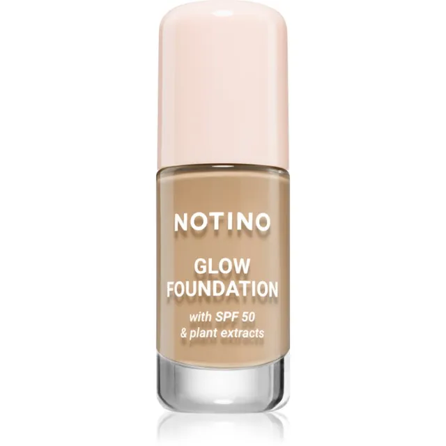 Notino Glow Foundation With SPF 50 & Plant Extracts Valgustpeegeldav jumestuskreem SPF 50 02 Light Medium Warm 30 ml