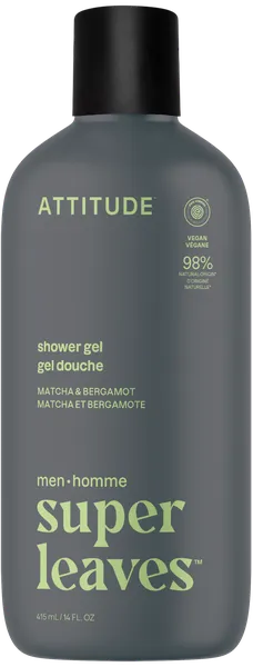 Dušigeel meestele Matcha & Bergamot