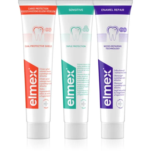 Elmex Mix Trio Hambapasta 3x75 ml