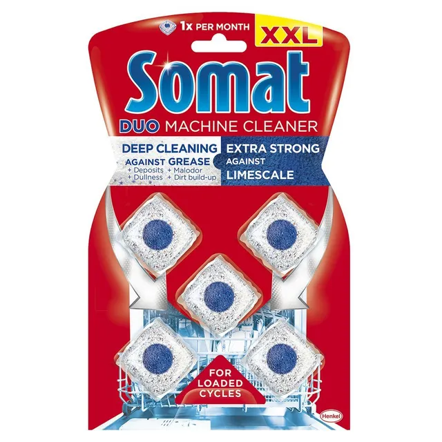Somat nõudepesumasina puhastusvahend Machine Cleaner pouch 5
