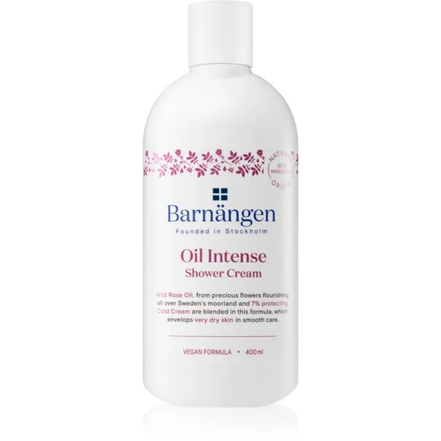 Barnängen Oil Intense Õrn dušikreem kuivale kuni väga kuivale nahale 400 ml