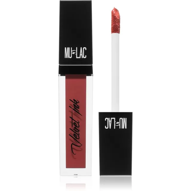 Mulac Cosmetics Velvet Ink Kauakestev matt vedel huulepulk varjund Obviously 5 ml