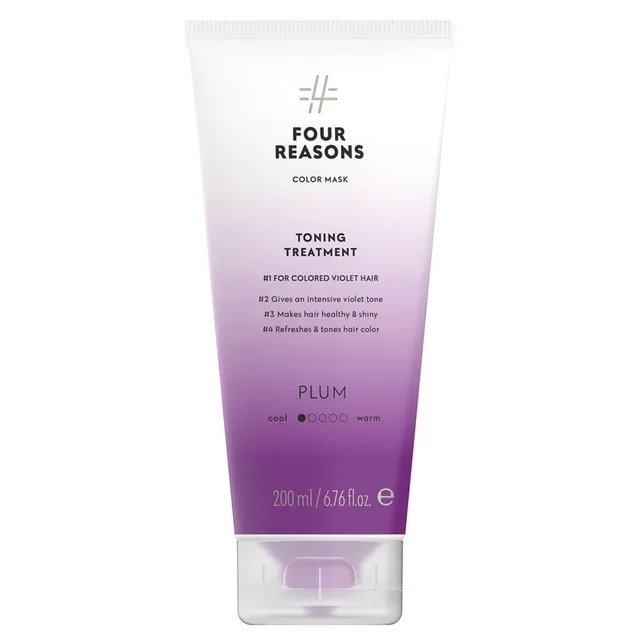 FOUR REASONS Color Mask Toning Treatment Plum 200ml