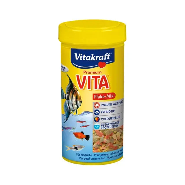 Helvessööt kõikidele dekoratiivkaladele Vita Flake Mix, VITAKRAFT,