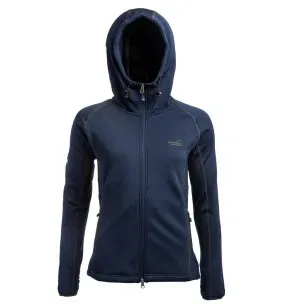 Fliis-dressipluus naistele, kapuutsiga, sinine, Power, fliisist pusa (Arrak Outdoors)