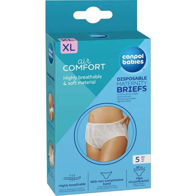 Canpol babies Maternity Briefs sünnitusjärgne aluspesu suurus L/XL 5 tk