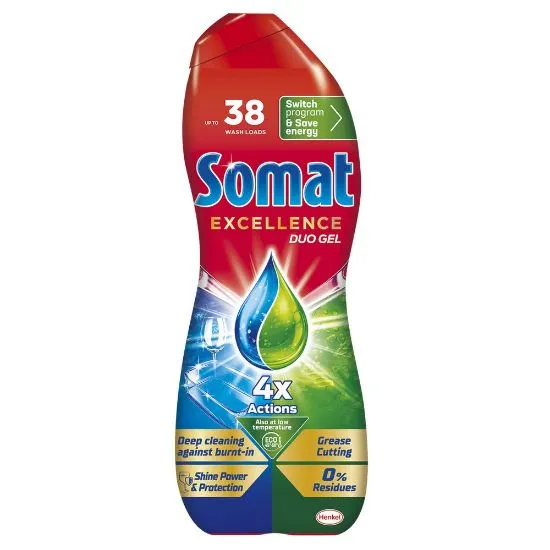 Somat nõudepesumasina geel Excellence ANTI-GREASE 38WL 684ml