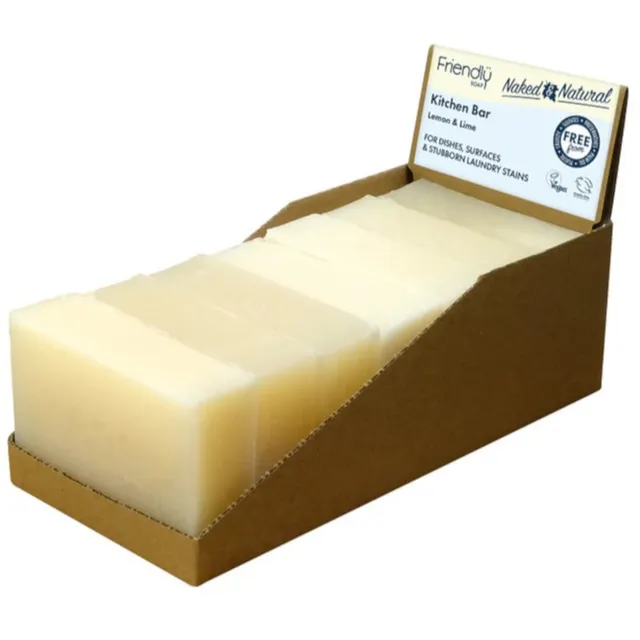 Friendly Soap Kitchen Bar Lemon & Lime Looduslik seep 7x95 g
