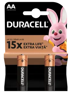 Duracell patarei AA/MN1500 2 tk