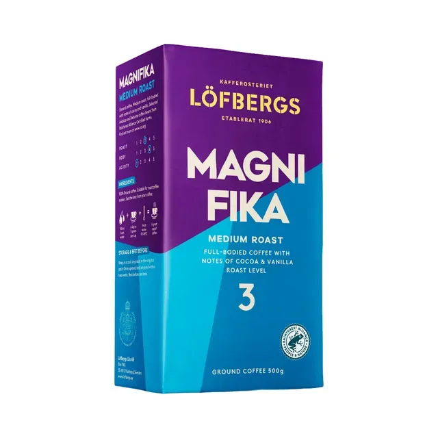 Jahvatatud kohv Magnifika, LÖFBERGS, 500g