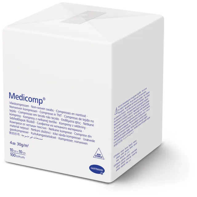 MEDICOMP TAMPOONID MITTESTER 10X10CM N100
