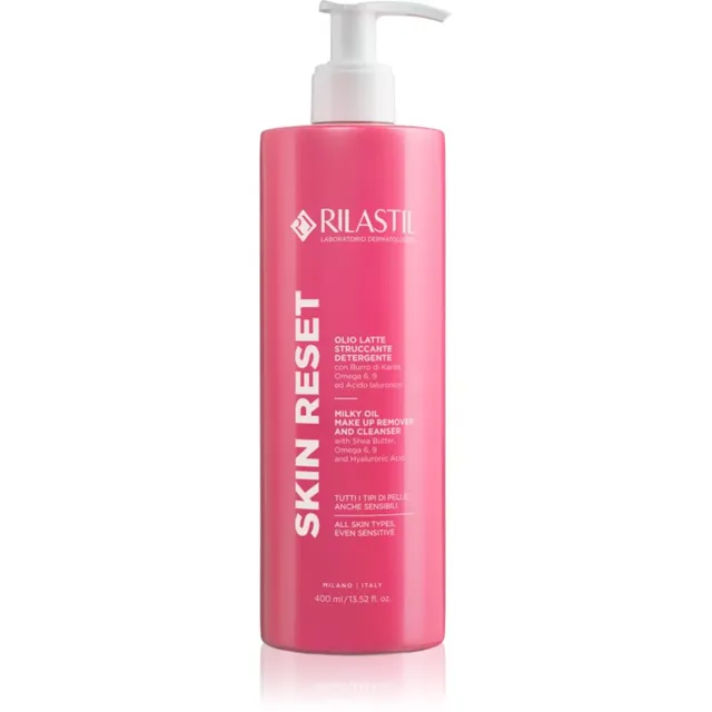 Rilastil Skin Reset Õrn puhastuspiim kuivale ja tundlikule nahale 400 ml