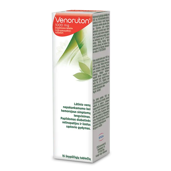 VENORUTON 1000MG KIHISEV TBL. 1000MG N15