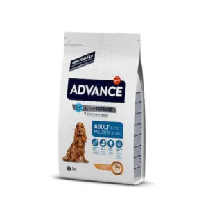 Advance kanaga keskmist kasvu koeratoit 3kg