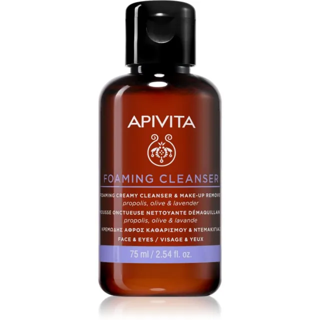 Apivita Cleansing Foaming Cleanser Õrn puhastusvaht 75 ml