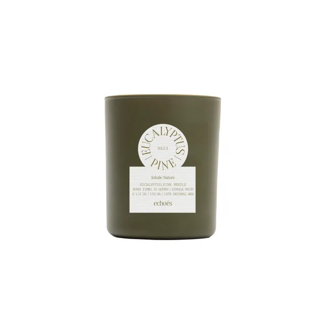 Echoés Single Wick Natural Candle