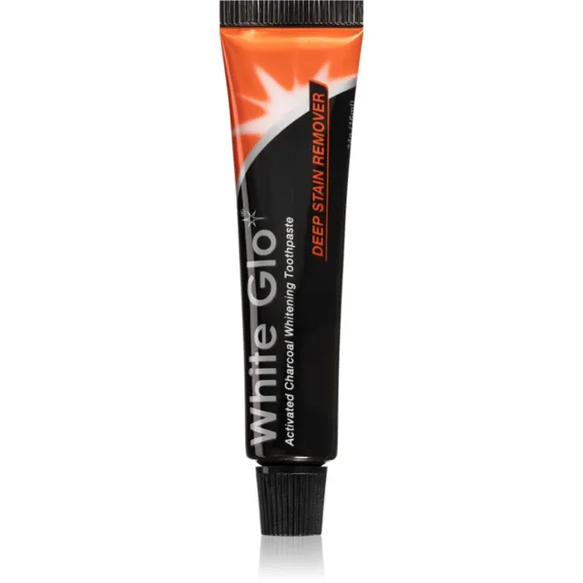 White Glo Charcoal Valgendav hambapasta aktiivsöega reisile 24 g