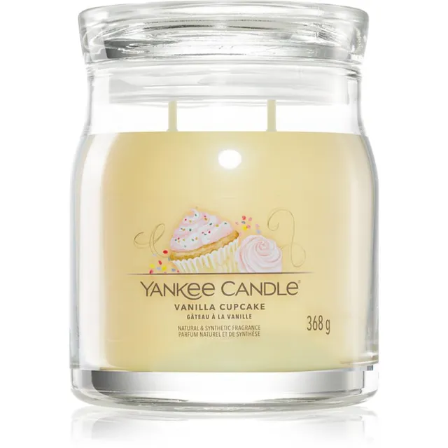 Yankee Candle Vanilla Cupcake lõhnaküünal Signature 368 g