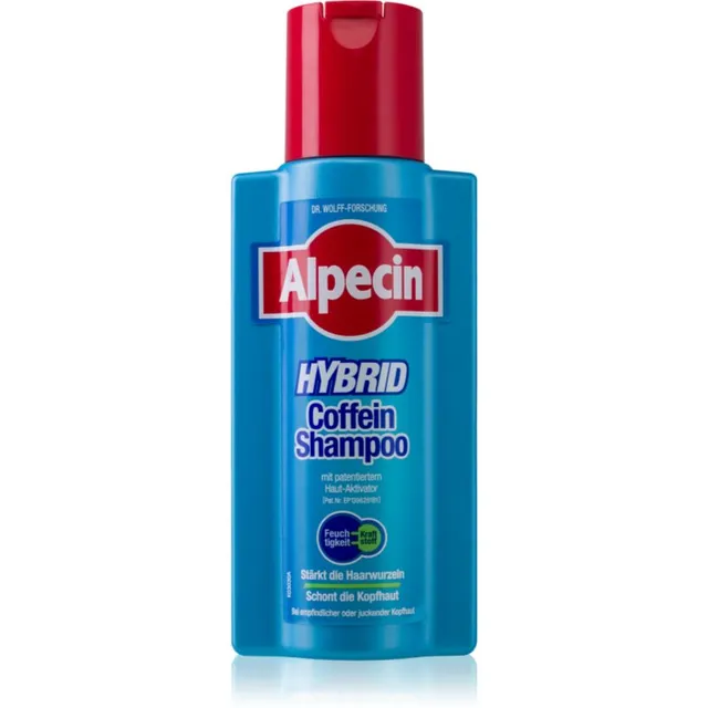 Alpecin Hybrid Kofeiinišampoon tundlikule peanahale 250 ml