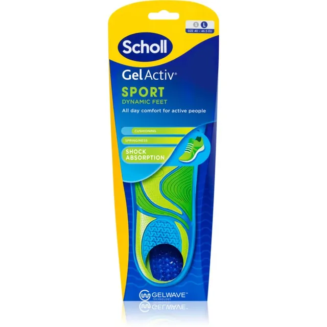 Scholl GelActiv Sport Sisetallad sportlastele tüüp Large EU 40 - 46.5 1 paar