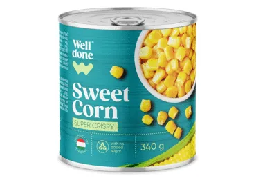 Konservmais WELL DONE 340g