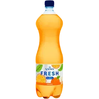 Gaseeritud apelsinimaitseline vesi, VICHY FRESH BUBBLES, 1,5 L