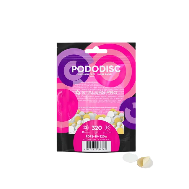 Staleks Pododisc Expert XS pediküüri lihvkettad pehmendusega valge
