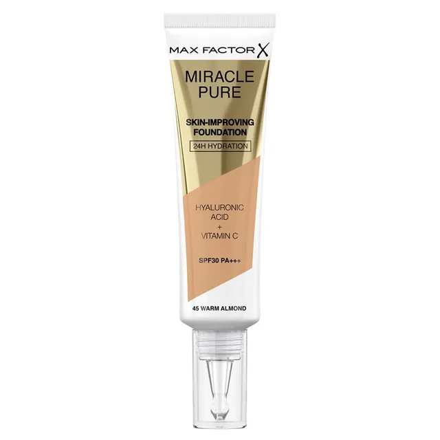 MAX FACTOR Miracle Pure Skin-Improving Foundation SPF30 No.45 Warm Almond 30ml
