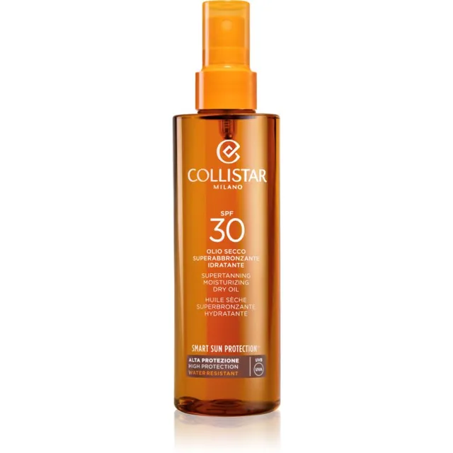 Collistar Smart Sun Protection Supertanning Moisturizing Dry Oil SPF 30 Kaitsev kuiv päevitamisõli SPF 30 200 ml