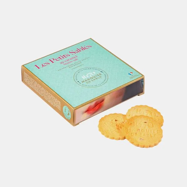 Liivaküpsised karamellitükkidega 100g