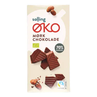 Tume šokolaad 70% Salling Eko öko 100g