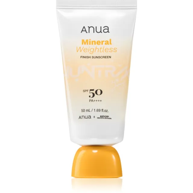 Anua K-Pop Demon Hunters Mineral Weightless Finish Sunscreen Kerge kaitsev niisutaja SPF 50 50 ml