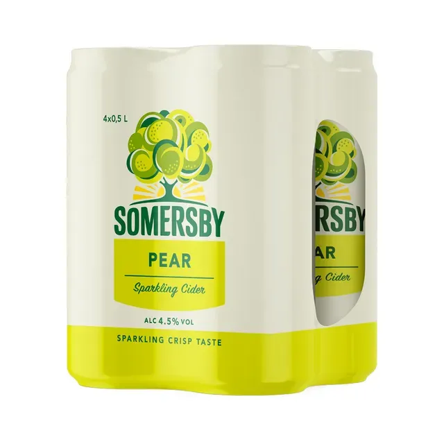 Siider Pear 4-pakk, SOMERSBY, 4x500 ml purk