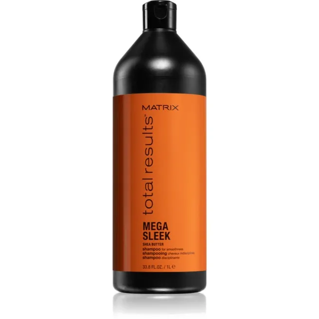 Matrix Mega Sleek Shampoo for Smoothness Šampoon ohjeldamatutele ja käharatele juustele 1000 ml