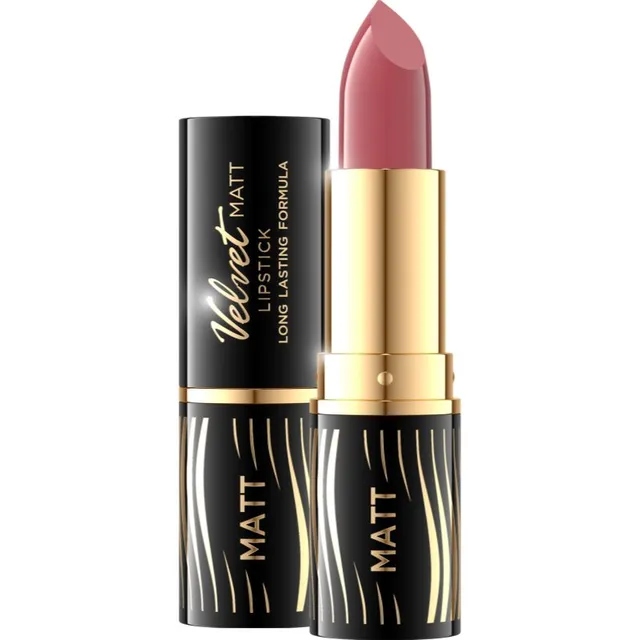 Eveline Cosmetics Velvet Matt Kreemjas huulepulk mati efektiga varjund 501 4,5 g