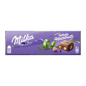 Piimašokolaad tervete pähklitega, MILKA, 250g