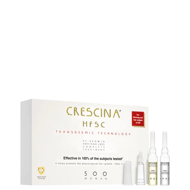 CRESCINA HFSC Transdermic Technology 500 Ampoule For Medium Thinning & Hair Loss 40x3.5ml (Woman)