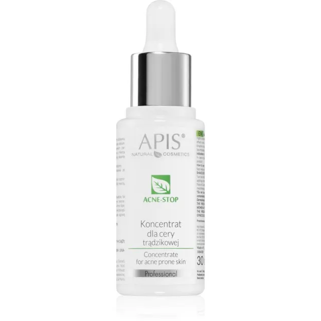 Apis Natural Cosmetics Acne-Stop Professional Kontsentraat rasusele akne kalduvustega nahale 30 ml