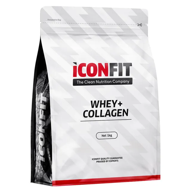 ICONFIT Whey + Collagen Strawberry 1000g