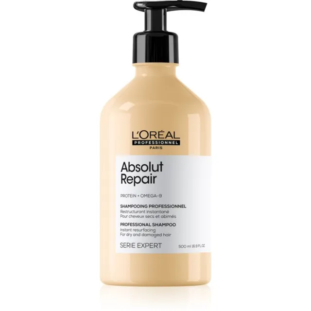 L’Oréal Professionnel Serie Expert Absolut Repair Sügavtaastav šampoon kuivadeleja kahjustatud juustele 500 ml