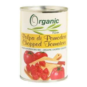 Organic Foods Tükeldatud tomat.400g mahe