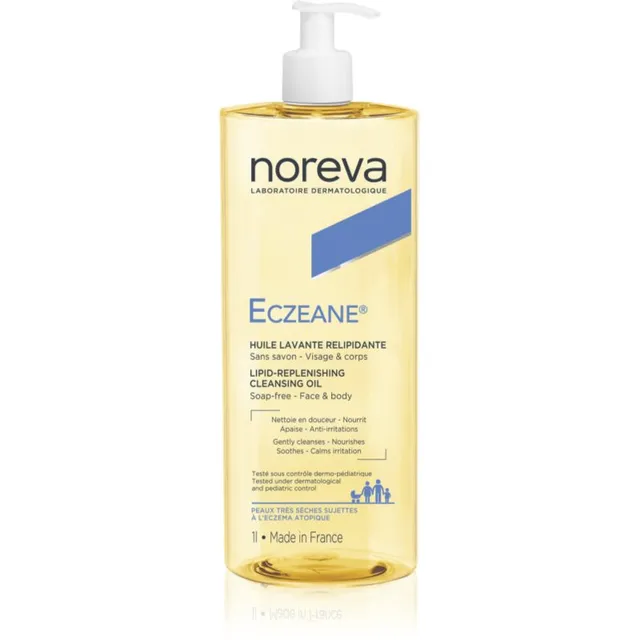 Noreva Eczeane Lipid-Replenishing Cleansing Oil Puhastav õligeel näole ja kehale 1000 ml